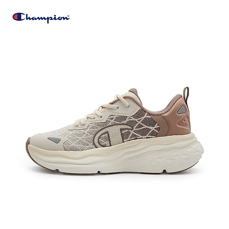 Champion 老爹厚底休闲鞋 24FWR02 浅棕 163.2元（需用券）