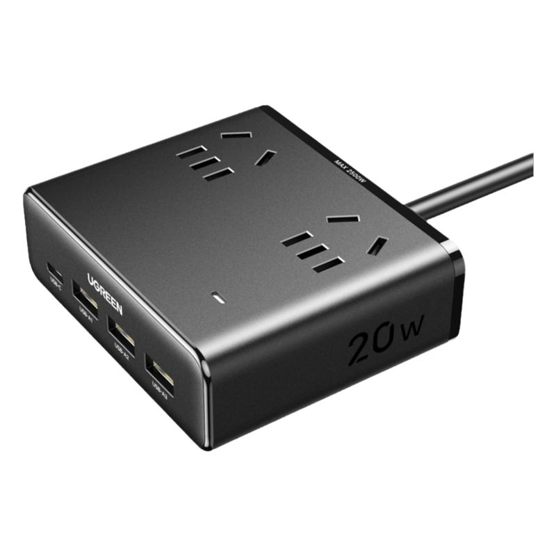 绿联 S6魔盒插座多功能转换器20W ￥33.92