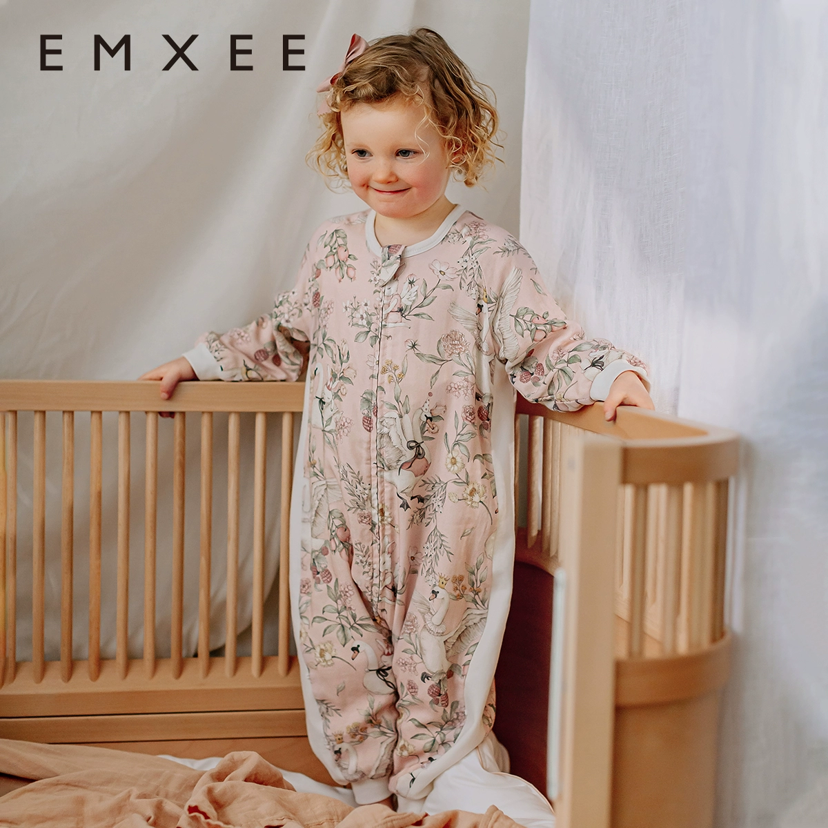 EMXEE 嫚熙 婴儿睡袋 长袖四季款 前4后2 ￥119.9