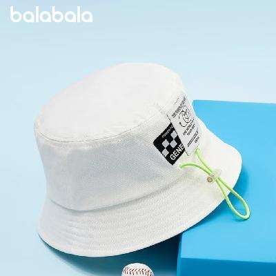 店铺会员:巴拉巴拉 儿童渔夫帽 白色调00411 150cm 12.39元
