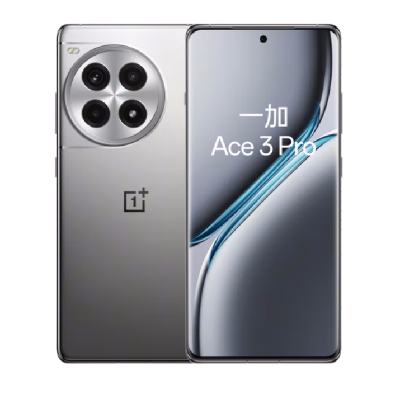 一加 Ace 3 Pro 第三代骁龙8 6100mAh 冰川电池 1.5K 东方屏 钛空镜银 16GB+256GB 3499