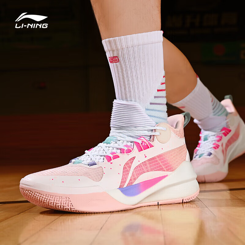 移动端：LI-NING 李宁 音速10Team回弹减震篮球鞋 287元