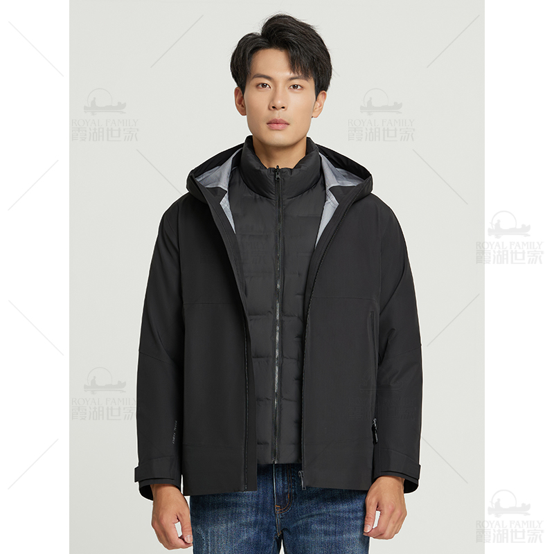 霞湖世家三合一冲锋衣羽绒服90%绒子拒水白鹅绒服138 798元（需用券）