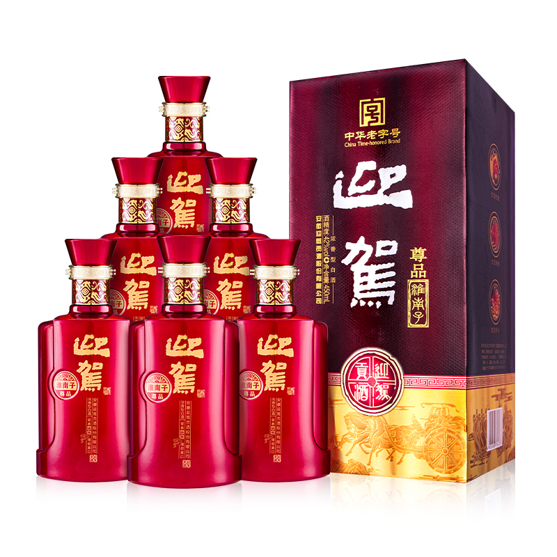 YJGJ 迎驾贡酒 淮南子尊品 浓香型白酒42度 450ml*6瓶箱装 178.1元