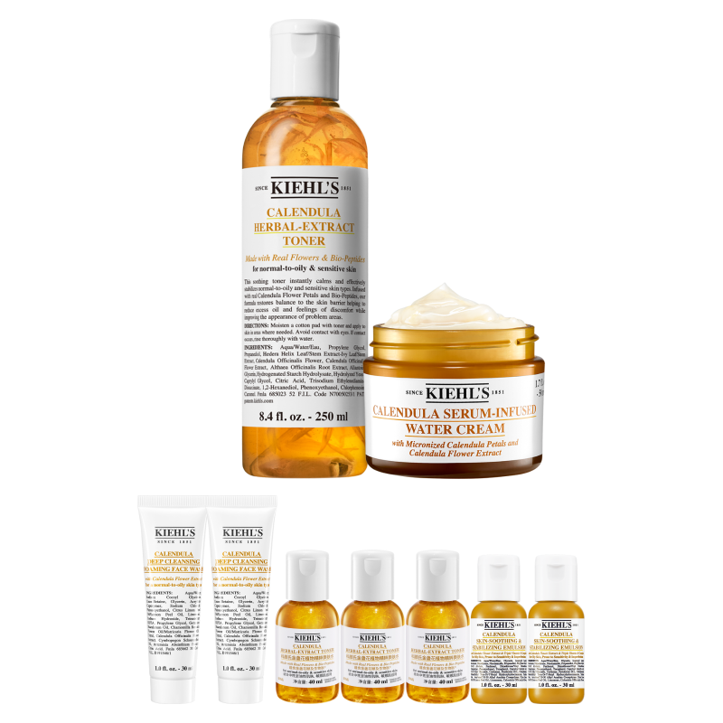 科颜氏 金盏花水乳套装(水250ml+霜50ml) 舒缓护肤品 新年礼物 750元（需用券）