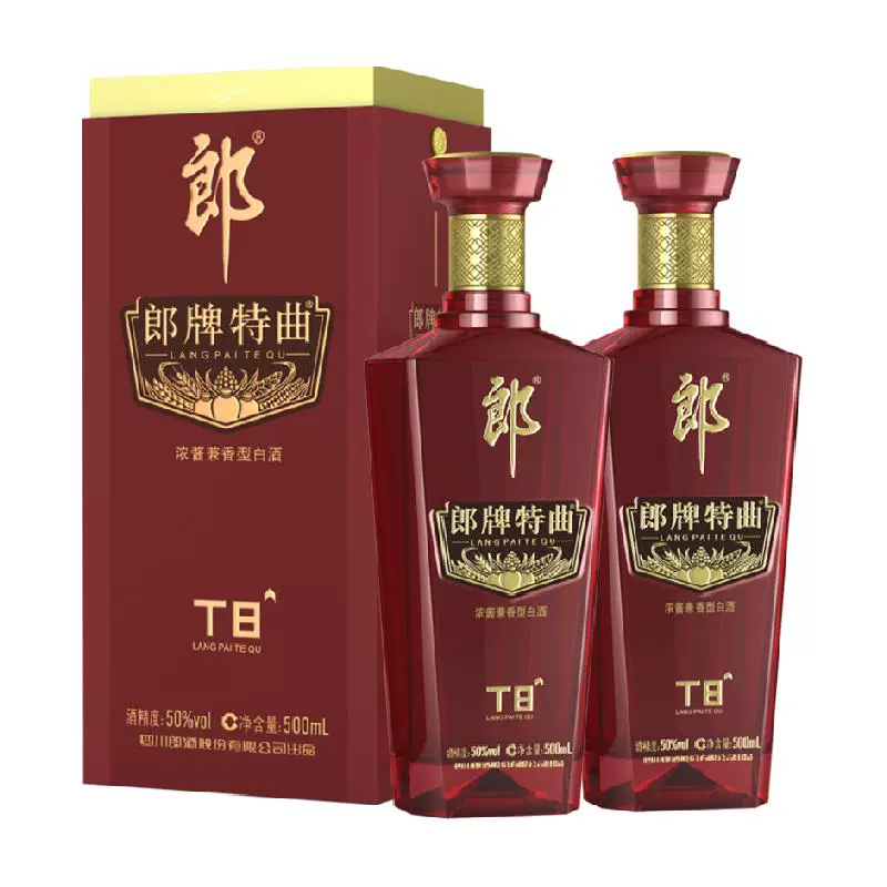 LANGJIU 郎酒 郎牌特曲酒T8兼香白酒500ml*2瓶 ￥245.1