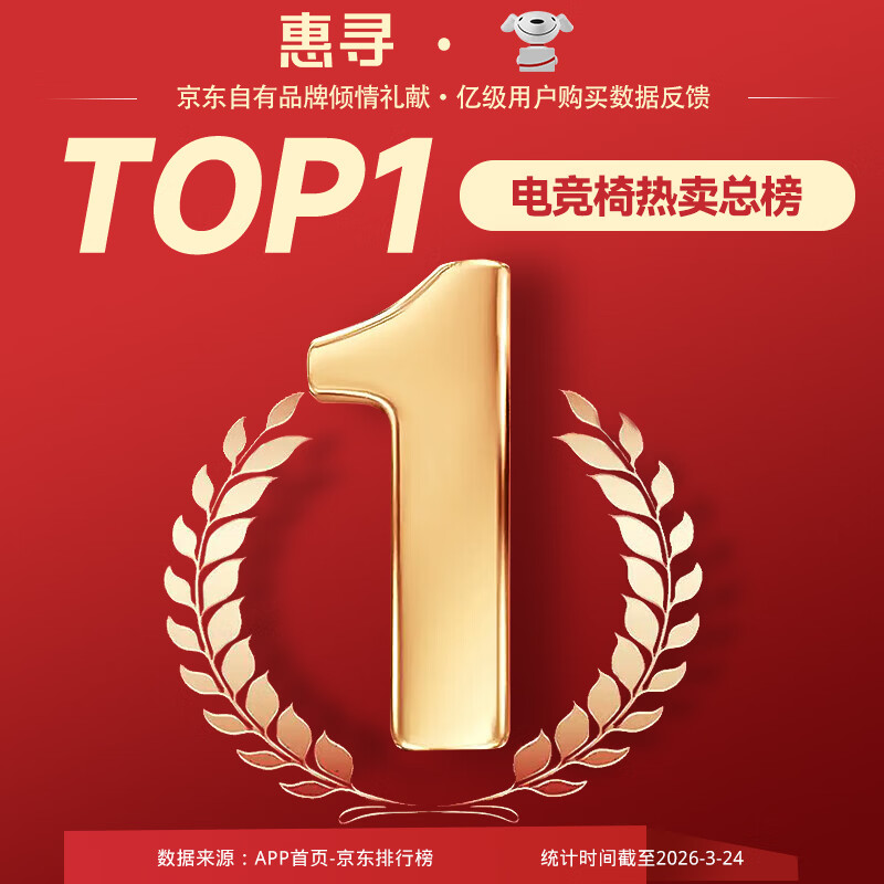 惠寻 京东自有品牌 人体工学电竞椅人工力学座椅久坐游戏电脑椅可躺椅 可后躺-白灰色 179元 - 线报酷
