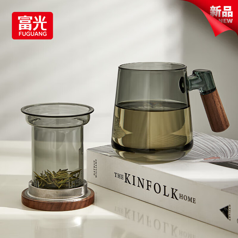 富光 高硼硅玻璃杯耳型把手款 400ml 52.61元