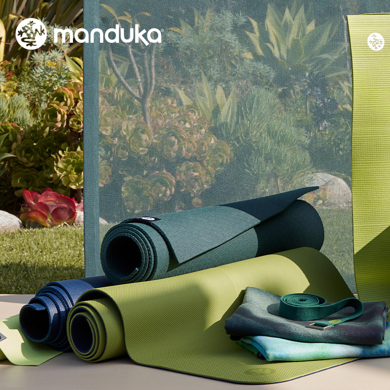 Manduka begin5mm青蛙垫双面防滑初学者瑜伽垫女便携加厚健身地垫 499元（需用