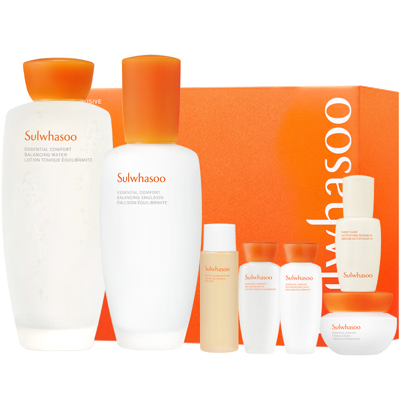 Sulwhasoo 雪花秀 水乳套装（爽肤水150ml+乳液125ml +洁面泡沫25ml+人参精华 8ml+滋