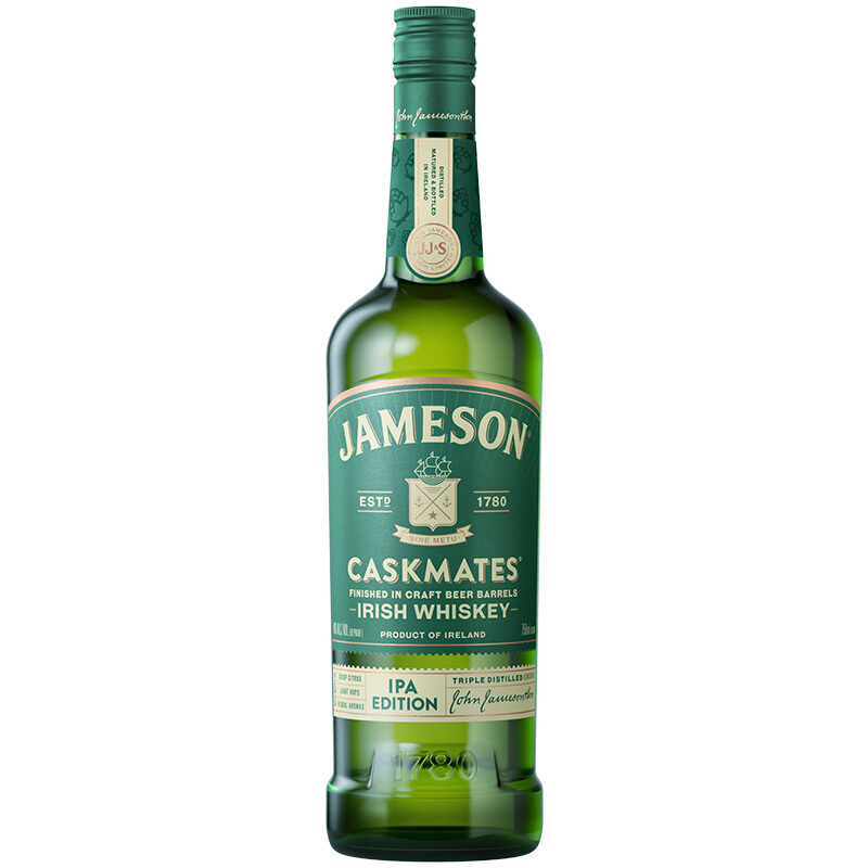 Jameson 尊美醇 IPA版 单一麦芽 爱尔兰威士忌 40%vol 700ml 97元（需用券）