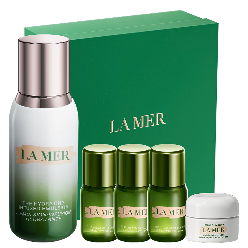 38节、PLUS会员：LA MER 海蓝之谜 修护精萃乳50ml 赠精粹水15ml*3+面霜3.5ml 812.43