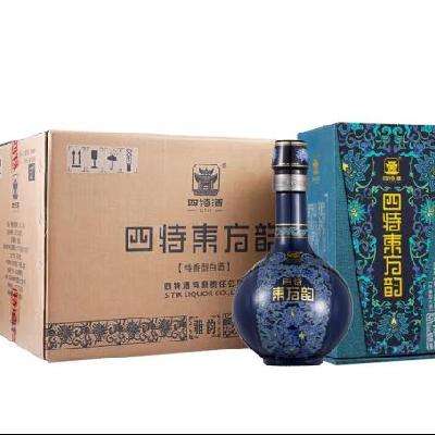 预售：四特酒 白酒 东方韵 雅韵 特香型 52度 500ml*6瓶 整箱装 1599元（需定金