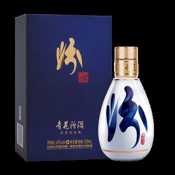 汾酒 青花50 65%vol 清香型白酒 100ml 单瓶装 1082.33元(需买3件,共3247元包邮,满减)