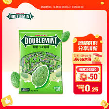 DOUBLEMINT 绿箭 临期口香糖100片 270g 18.9元
