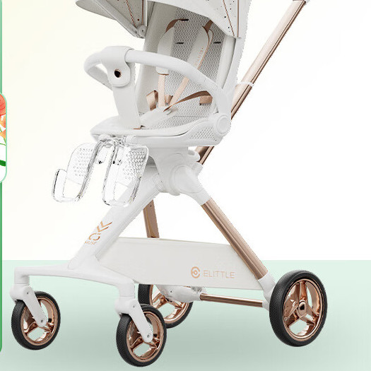 elittle 逸乐途 elittile逸乐途遛娃神器婴儿车0-3岁轻便折叠可坐可平躺溜娃神
