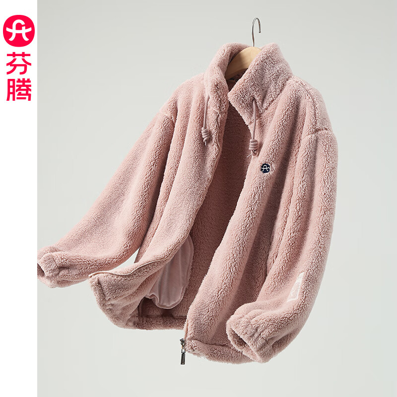 芬腾 女可外穿加厚法兰绒外套 59元 - 线报酷