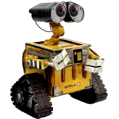 wall-e机器人瓦力复古储钱罐铁艺 165元