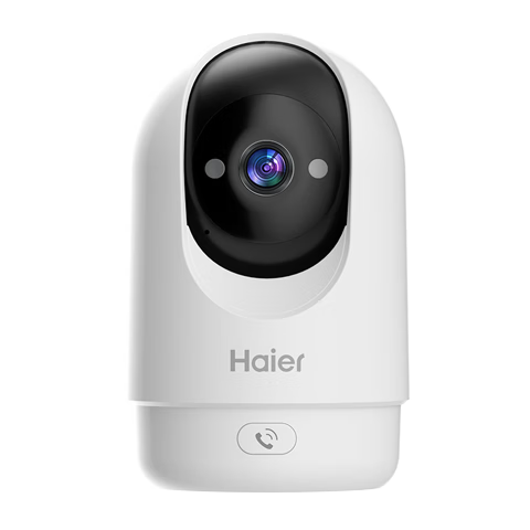 PLUS会员：Haier 海尔 800万摄像头4K家用监控器 360度 wifi家用云台监控 135.39元