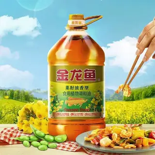 金龙鱼 食用油菜籽浓香型食用植物调和油4L装家用厨房煎炸炒菜烹饪 42.9元 - 线报酷 金龙鱼 食用油菜籽浓香型食用植物调和油4L装家用厨房煎炸炒菜烹饪 42.9元 - 线报酷