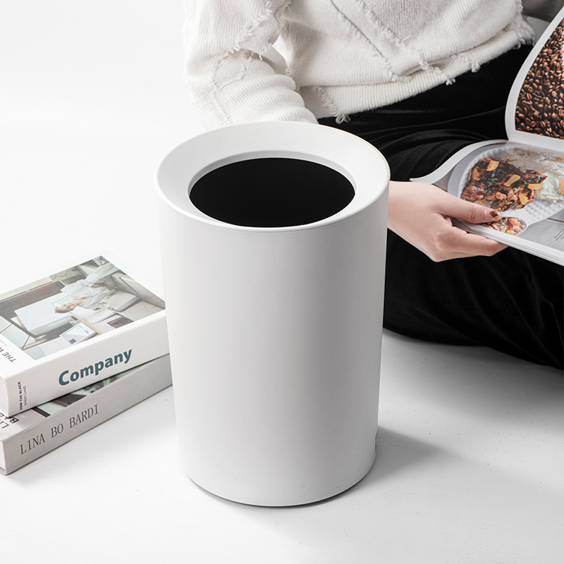 ASVEL 阿司倍鹭 日本进口垃圾桶客厅高档创意北欧轻奢卧室书房卫生间垃圾筒