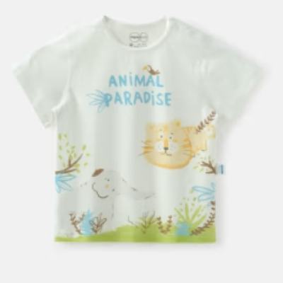 aqpa 儿童短袖T恤 动物家族 80cm 22.8元包邮