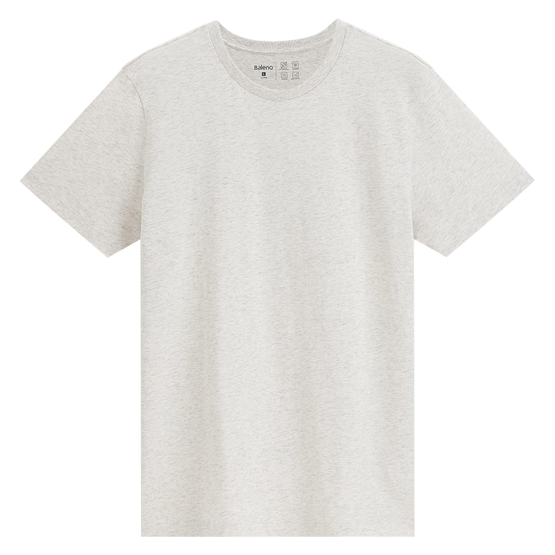 PLUS会员：Baleno 班尼路 潮流休闲纯色圆领T恤 18.91元
