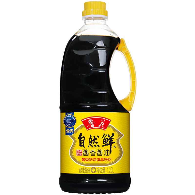 luhua 鲁花 自然鲜 酱香酱油 1.28L 18.49元