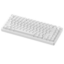 30日20点、新品发售：monka 魔咖 A75 有线铝坨坨机械键盘 纯白 75配列 雪豹轴 1