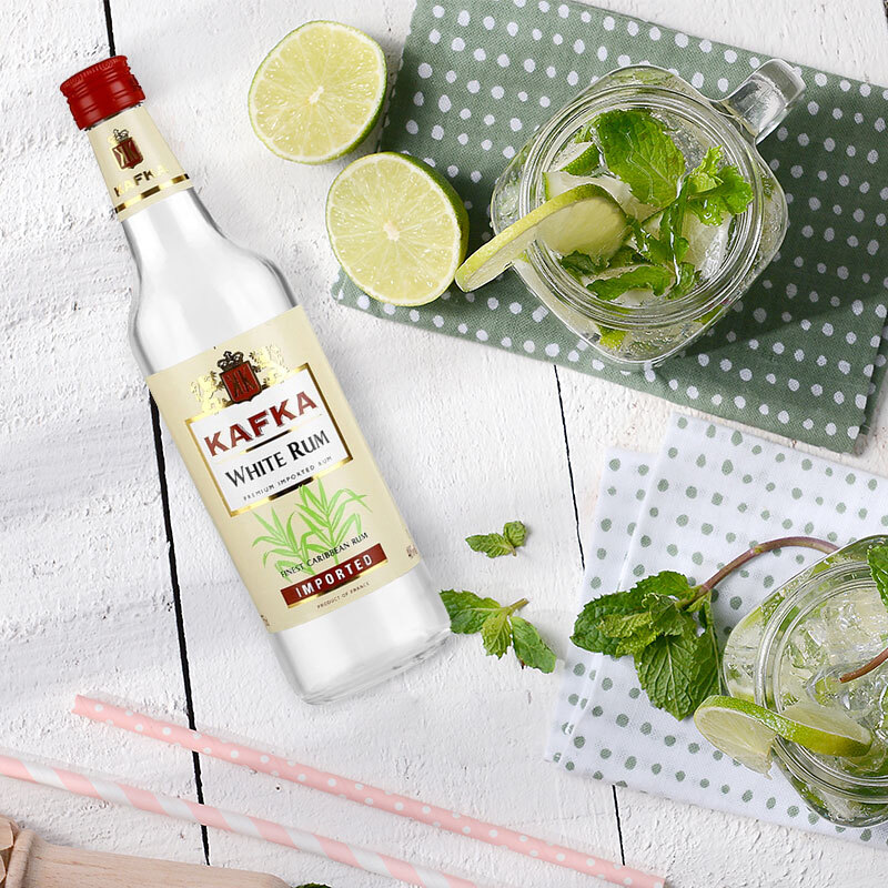 kraft卡夫卡kafka洋酒白朗姆酒750ml45元