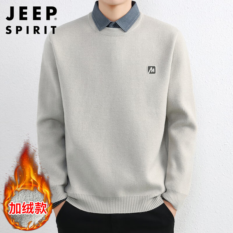 JEEP SPIRIT 吉普 男士针织衫 100128303617 333.5元