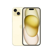Apple 苹果 iPhone 15 Plus (A3096) 256GB 黄色 支持移动联通电信5G 双卡双待手机 6788