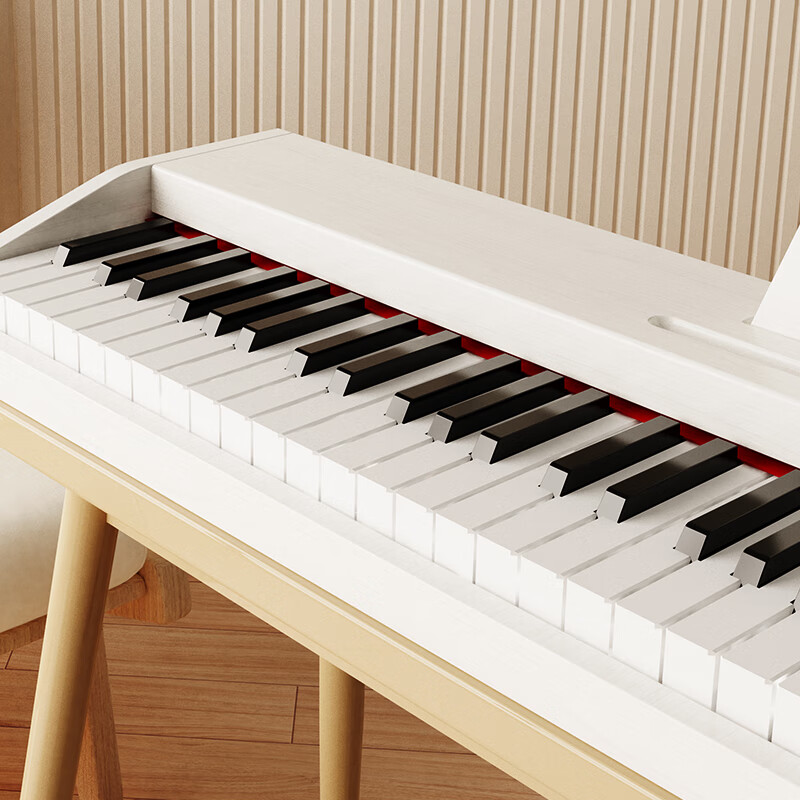 lovebird 相思鸟 电钢琴88键电子钢琴初学家用数码钢琴便携智能琴 典雅白 402.0