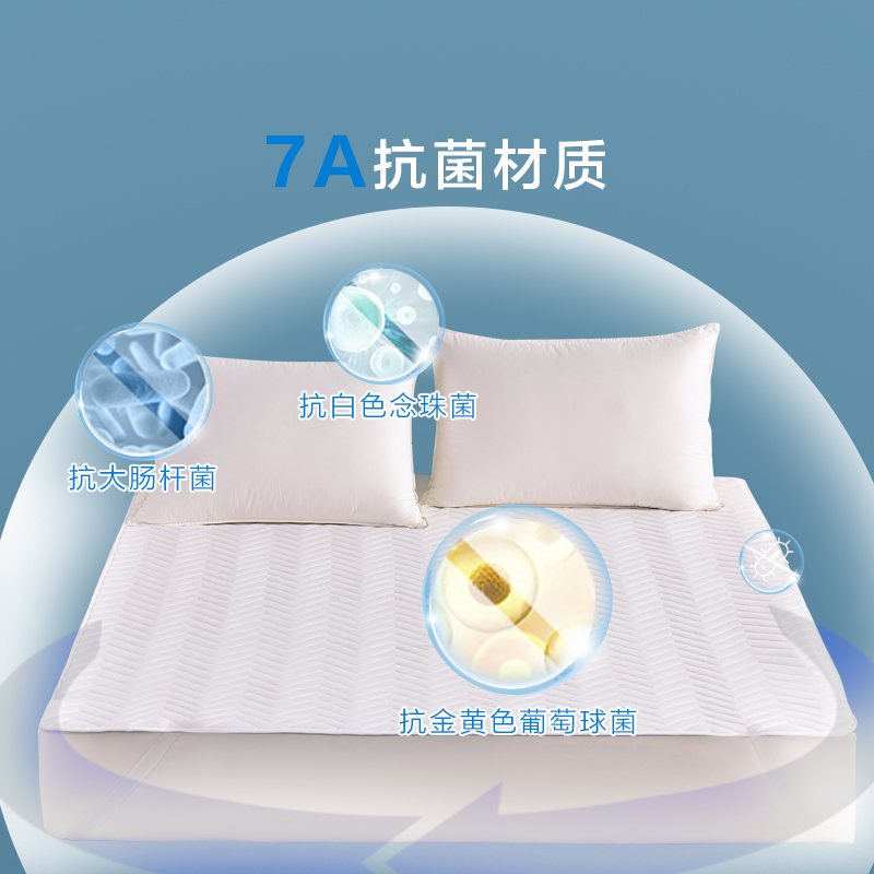 88VIP：LUOLAI 罗莱家纺 床笠单件床垫保护罩褥子床罩床套床护垫防尘罩薄款四