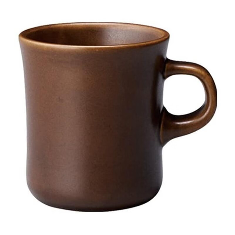 KINTO 日本进口陶瓷马克杯 手冲咖啡杯 复古杯 送礼杯子 耐热 简约时尚 棕色 