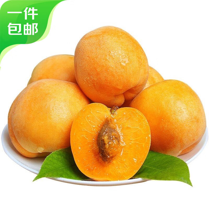 plus会员:京鲜生 国产大黄杏 净重3斤 单果50g起 16.5元包邮
