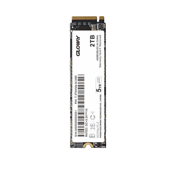 20点开始：GLOWAY 光威 Basic+系列 NVMe M.2 固态硬盘 2TB PCIe 3.0x4 659元