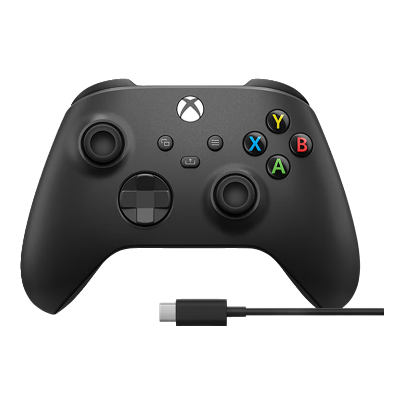 Plus:微软Xbox无线游戏手柄 磨砂黑+USB-C线 蓝牙 适配Xbox/PC/平板/手机 297.51元