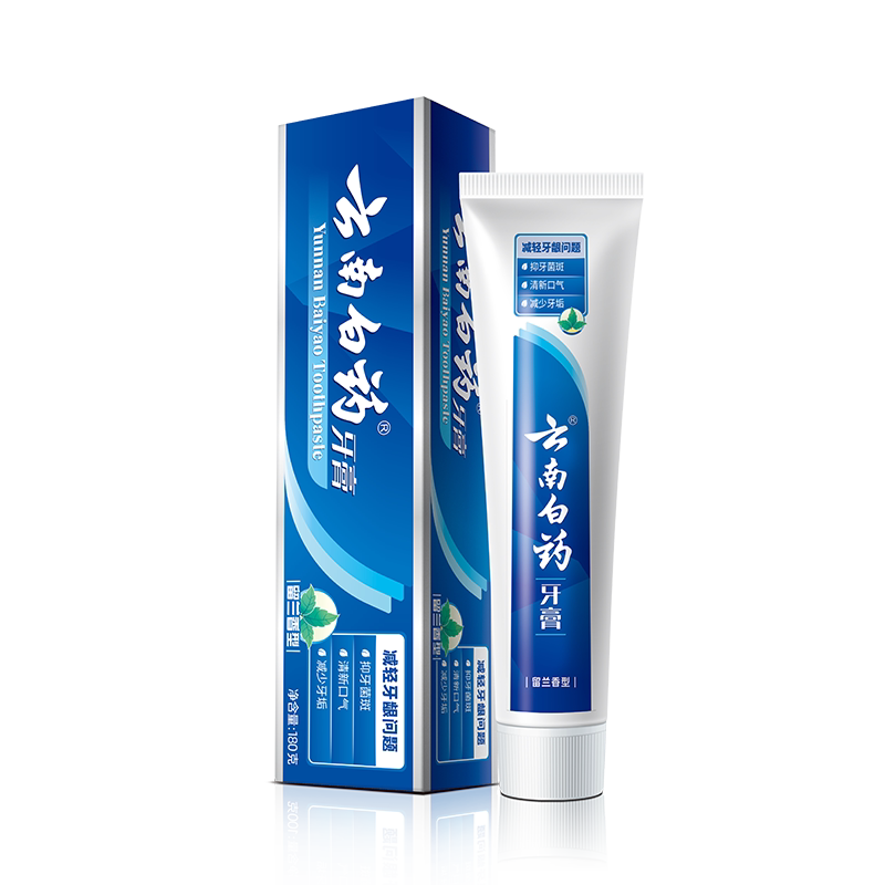 云南白药 牙膏 经典系列 牙膏 留兰香型 180g 18.88元 - 线报酷