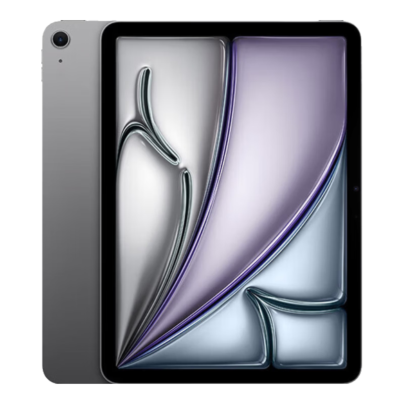 PLUS会员：Apple/苹果 iPad Air 2024 11英寸 M2芯片 平板电脑 128G WLAN版 深空灰色 海