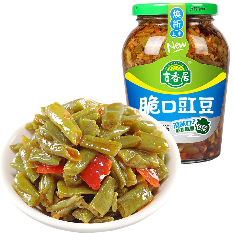 吉香居 脆口豇豆 350g 9.05元（需买3件，需用券）