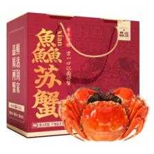鱻谣 公3.5-3.8两 母2.5-2.8两 (5对)10只 去绳足重鲜活螃蟹兴化节日送礼
