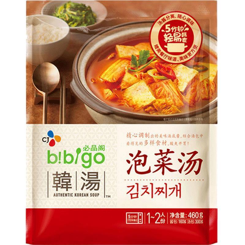 CJ 希杰 必品阁韩式泡菜汤底6袋组合 69.9元（需用券）