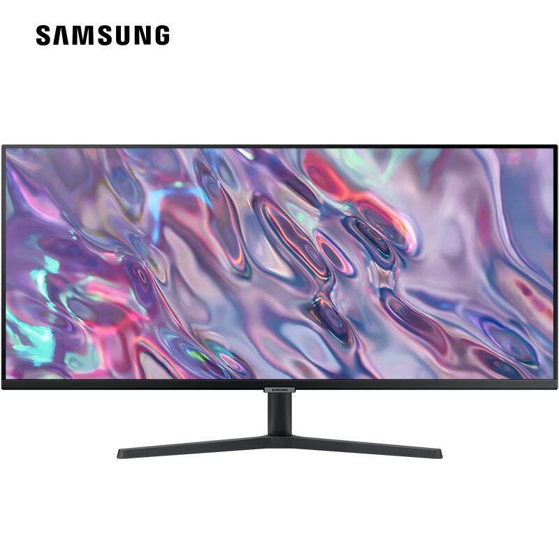 SAMSUNG 三星 S34C500 34英寸 VA 带鱼屏 FreeSync 显示器（3440×1440、100Hz、HDR10） 1789