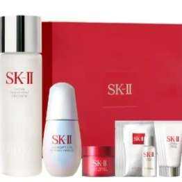 再降价、百亿补贴、PLUS会员：SK-II 护肤品套装 神仙水230ml+小灯泡精华30ml 214