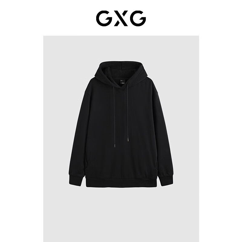 GXG 男装卫衣合集 黑色连帽卫衣GEX13130524 L 89元（需用券）