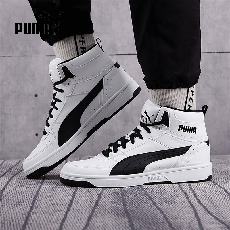 PUMA 彪马 男鞋女鞋时尚新款高帮小白鞋运动休闲鞋板鞋374765 318元（需用券）