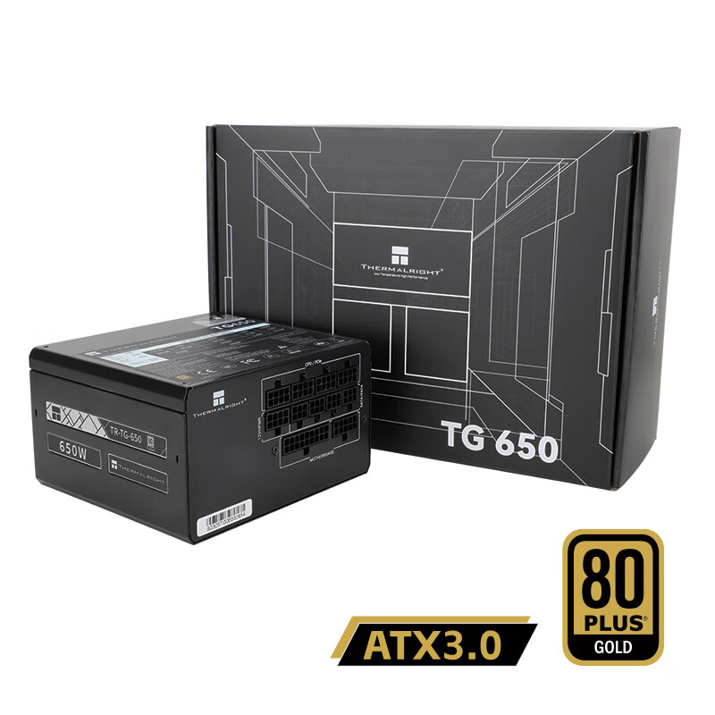 PLUS会员：利民 TG650 金牌（90%）全模组ATX电源 650W 290.44元（需用券）