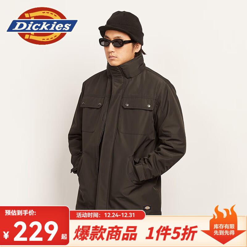 Dickies 帝客 男士工装防风连帽夹克 DK010918 224元（需用券）