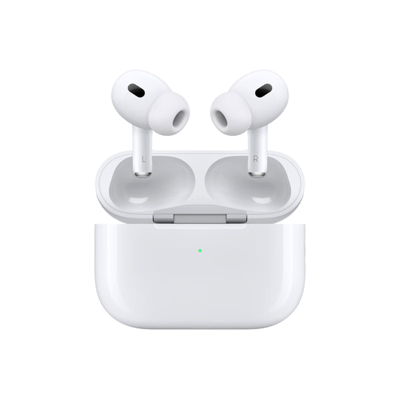 再降价、京东百亿补贴：苹果 AirPods Pro 2 无线降噪耳机 磁吸充电盒+Lighting接